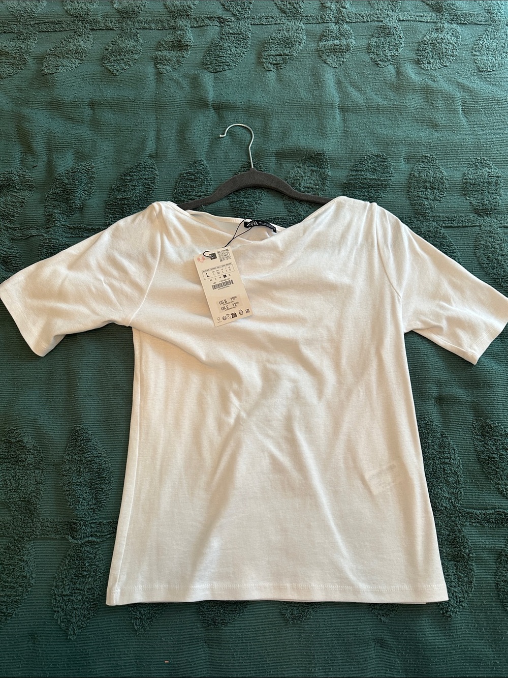 NWT Zara elbow length tee large